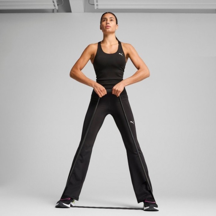 Tank 2 en 1 negro de mujer Puma vista frontal