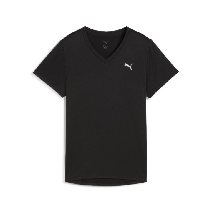 Camiseta Puma W TAD ESSENTIAL VNECK C/O negro