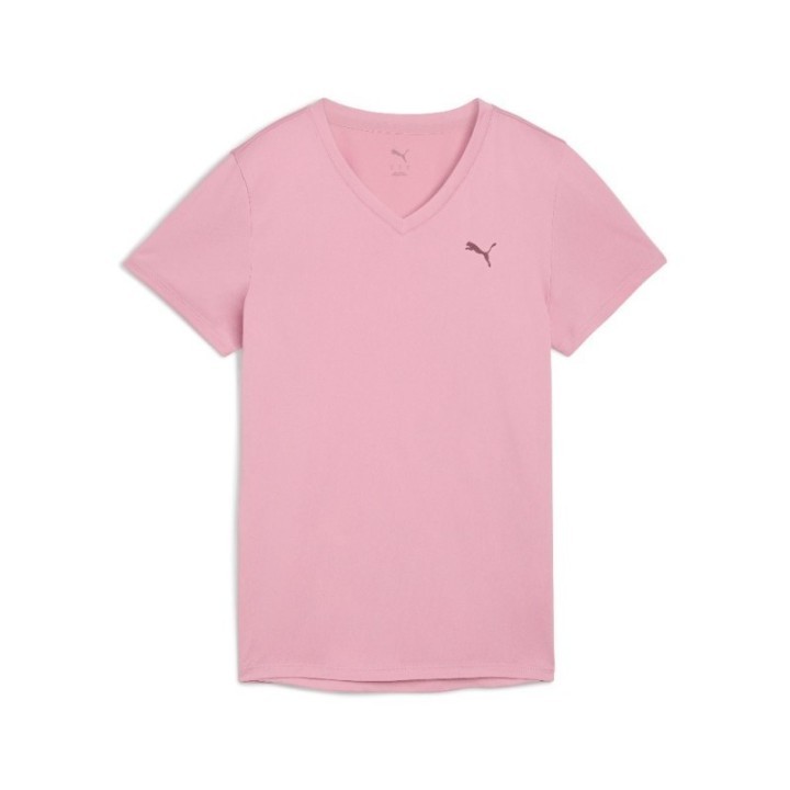 Camiseta Puma W TAD ESSENTIAL VNECK AW25 rosa