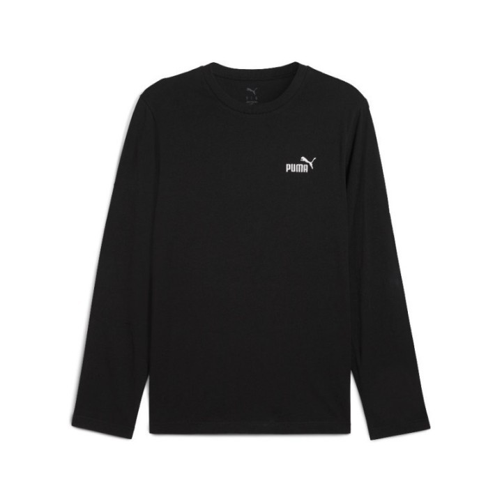 Camiseta Puma ESS No, 1 Logo Longsleeve AW25 negro