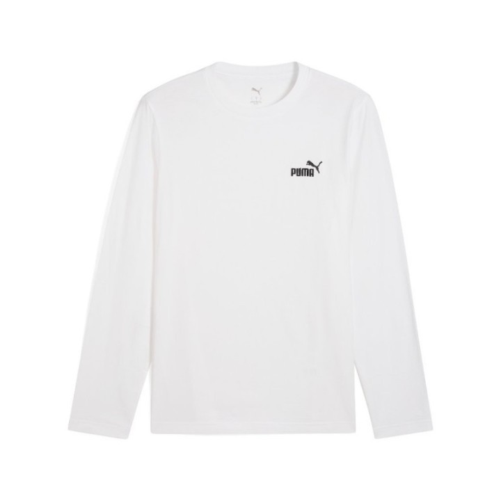 Camiseta Puma ESS No, 1 Logo Longsleeve AW25 blanco