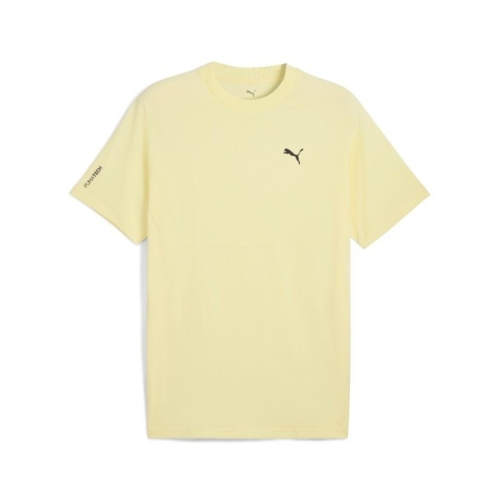 Camiseta Puma TECH AW25 amarillo