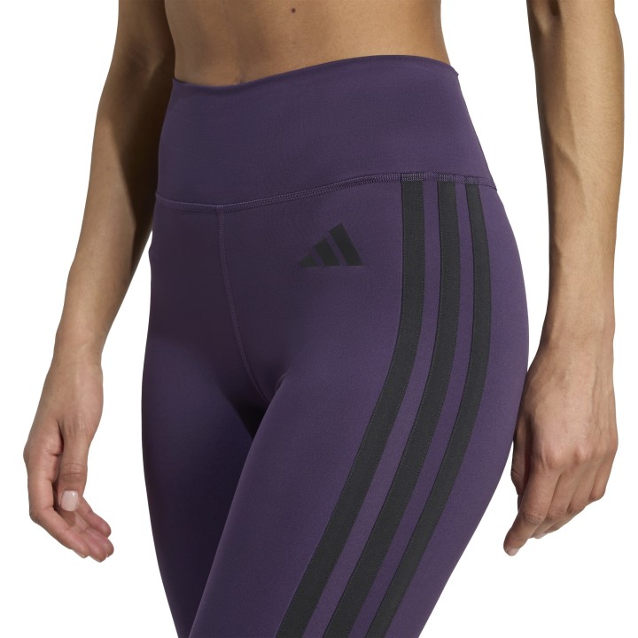 Leggins Adidas OPT ESS 3S L MORADO/NEGRO