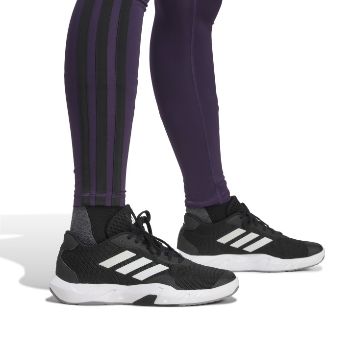 Leggins Adidas OPT ESS 3S L MORADO/NEGRO