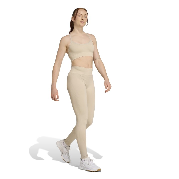 Leggins Adidas WE KNIT 1/1 L BEIGE