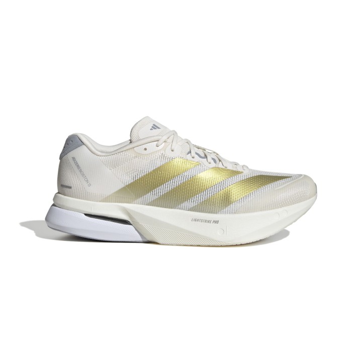 Zapatillas Adidas ADIZERO BOSTON 13 BLANCAS/DORADO