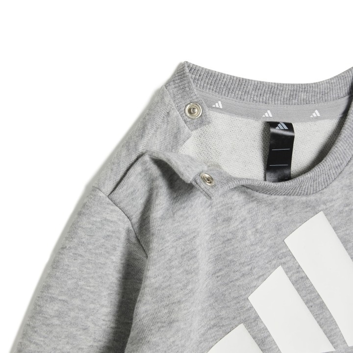 Chandal Adidas I BL FT JOG 240 GRIS/BLANCO