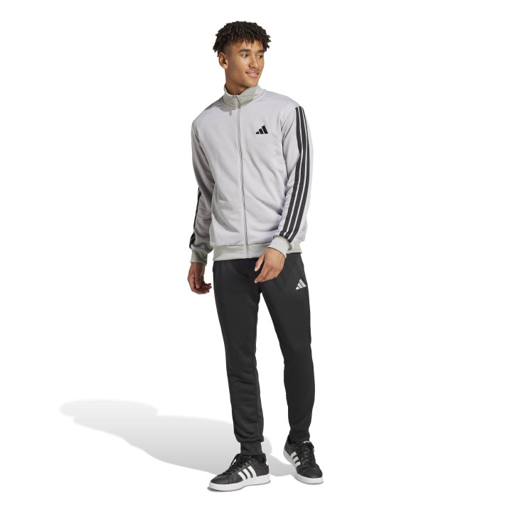 Chándal Adidas M 3S FT TT TS GRIS/NEGRO