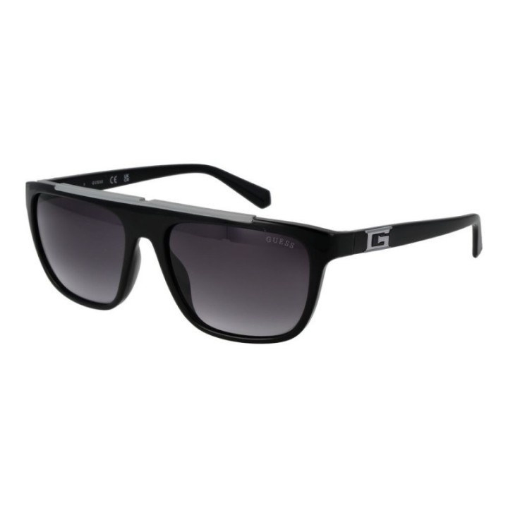 Gafas de sol negras polarizadas para hombre Guess en perspectiva
