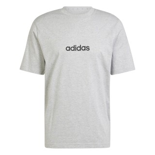 Camiseta Adidas M LIN SJ T GRIS/NEGRO