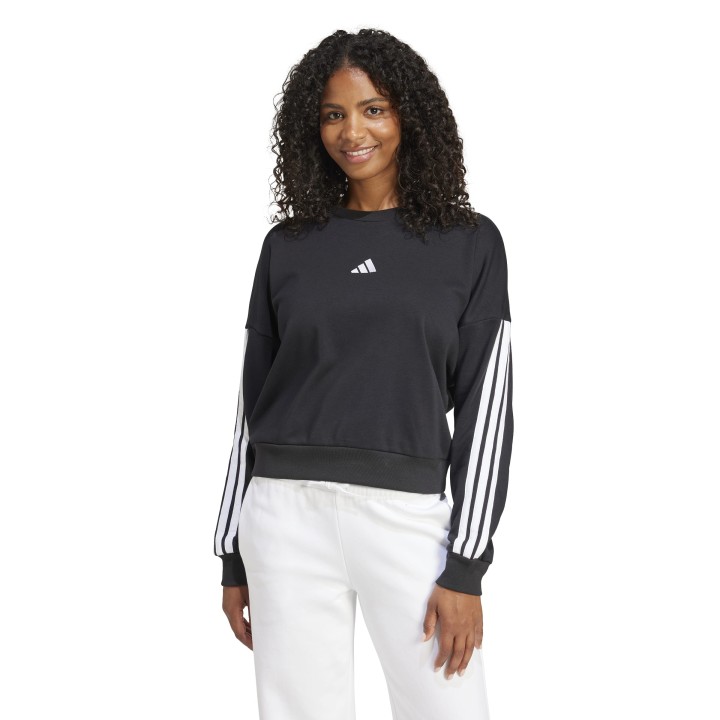 Sudadera Adidas W 3S FT SWT NEGRO/BLANCO