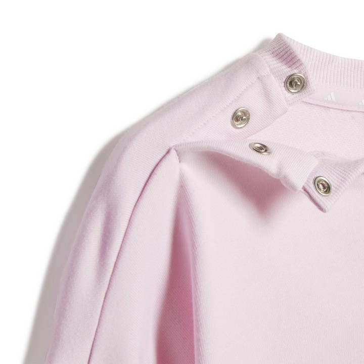 Chándal Adidas I 3S FT JOG 240 ROSA CLARO/BLANCO