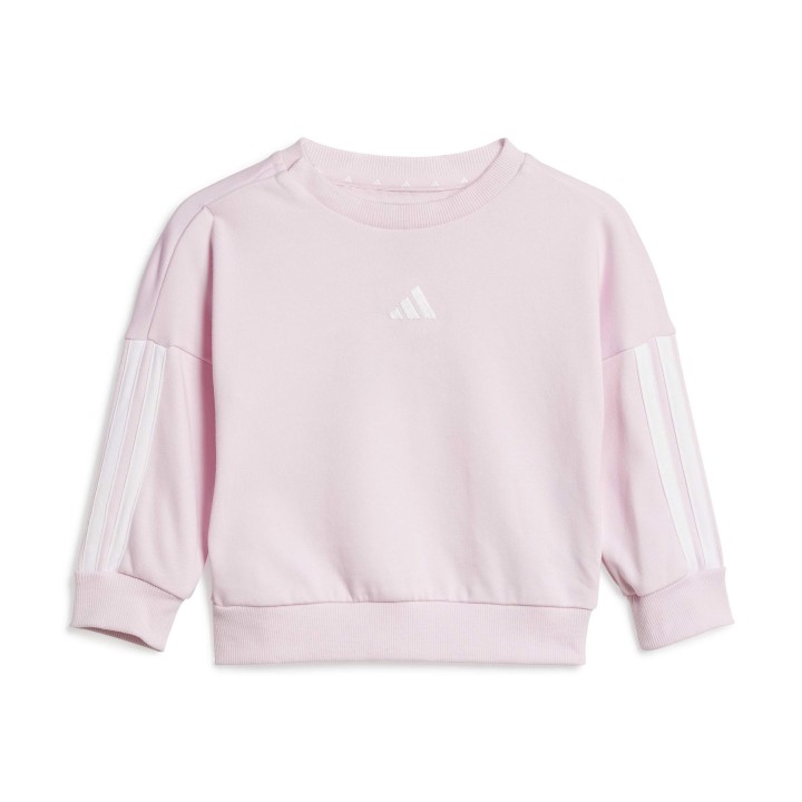 Chándal Adidas I 3S FT JOG 240 ROSA CLARO/BLANCO