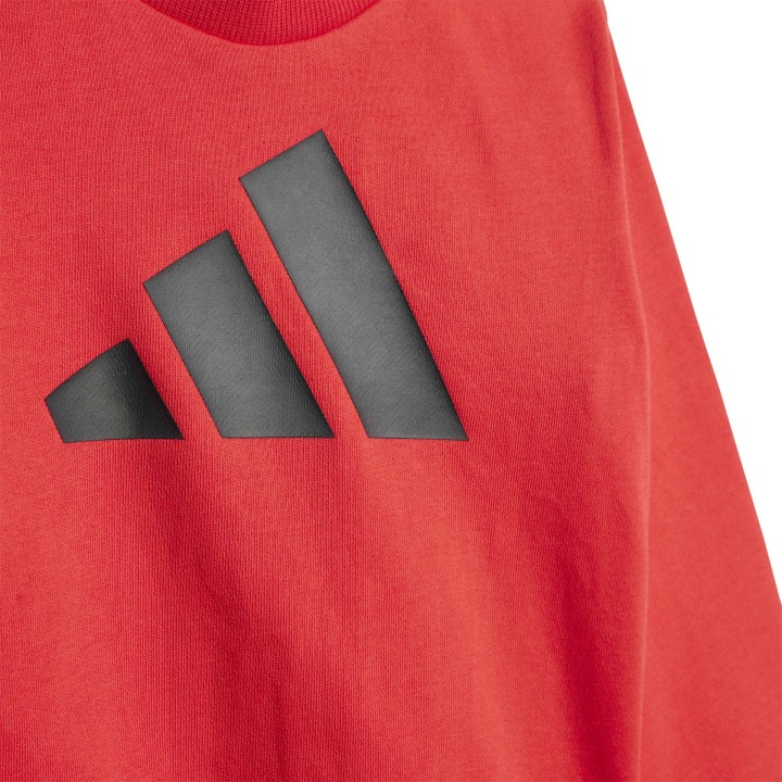 chándal Adidas I BL FT JOG 240 ROJO/NEGRO