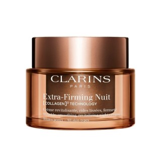 Crema facial nocturna reafirmante Clarins piel seca 50 ml