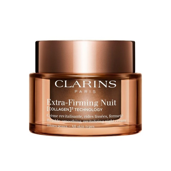 Crema facial nocturna reafirmante Clarins piel seca 50 ml