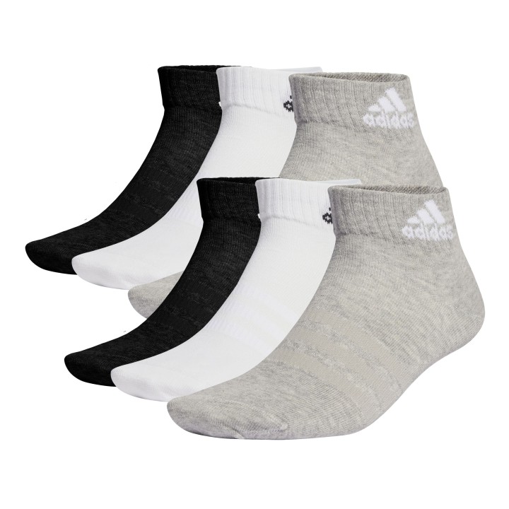 Calcetines Adidas T SPW ANK 6P GRIS/BLANCO/NEGRO