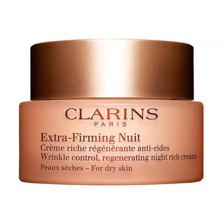Crema facial nocturna reafirmante Clarins piel normal 50 ml.