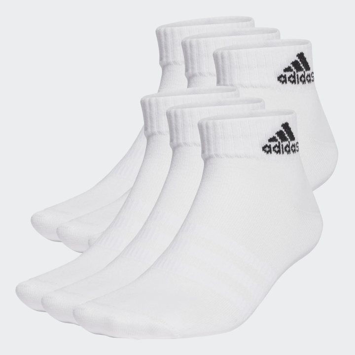 Calcetines Adidas T SPW ANK 6P BLANCO/NEGRO