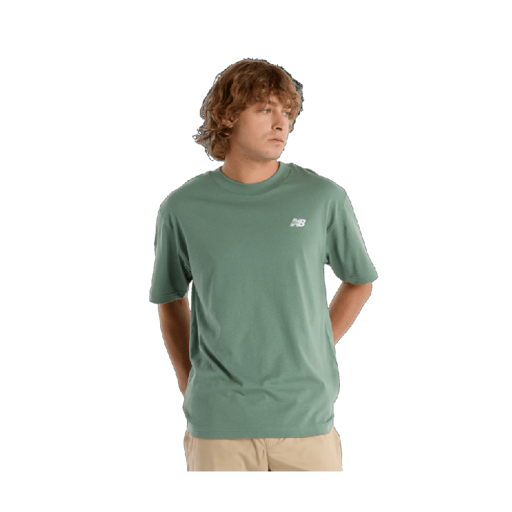 Camiseta New Balance Sport Essentials Cotton verde