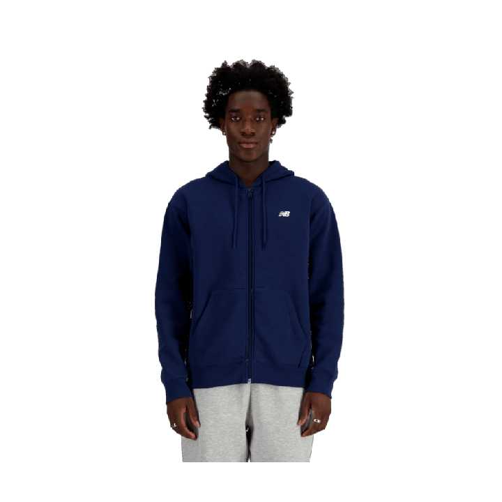 Sudadera New Balance Sport Essentials French Terry Logo azul marino