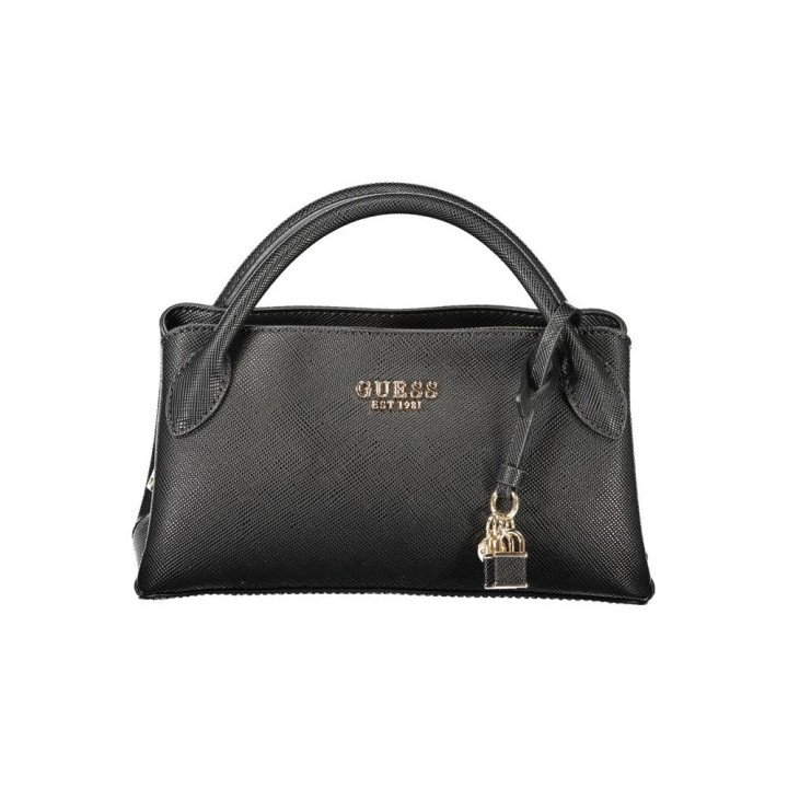 Guess Bolso negro de polietileno