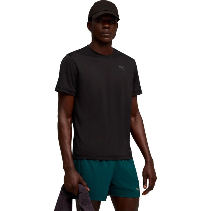 Camiseta Puma GRAPHICS RUNNING FASTER M AW25 negro