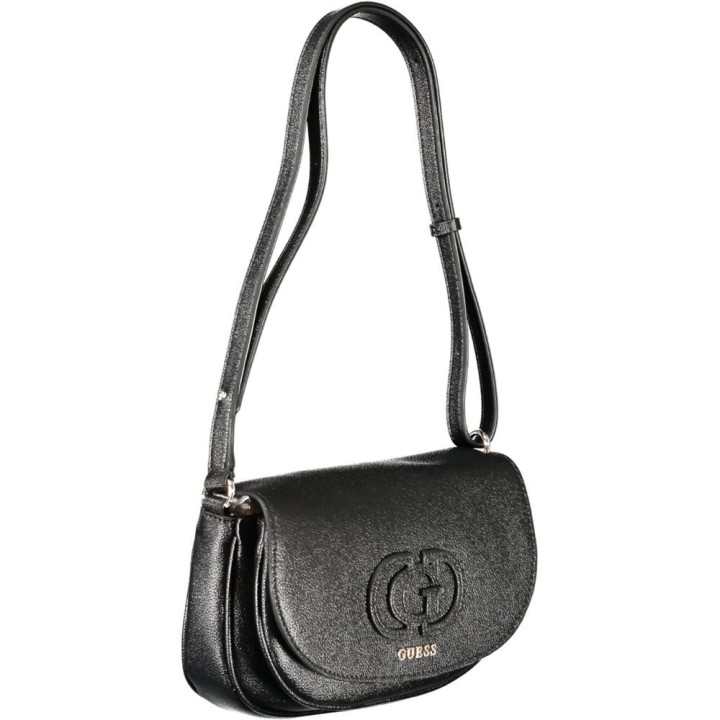 Guess Bolso negro de polietileno