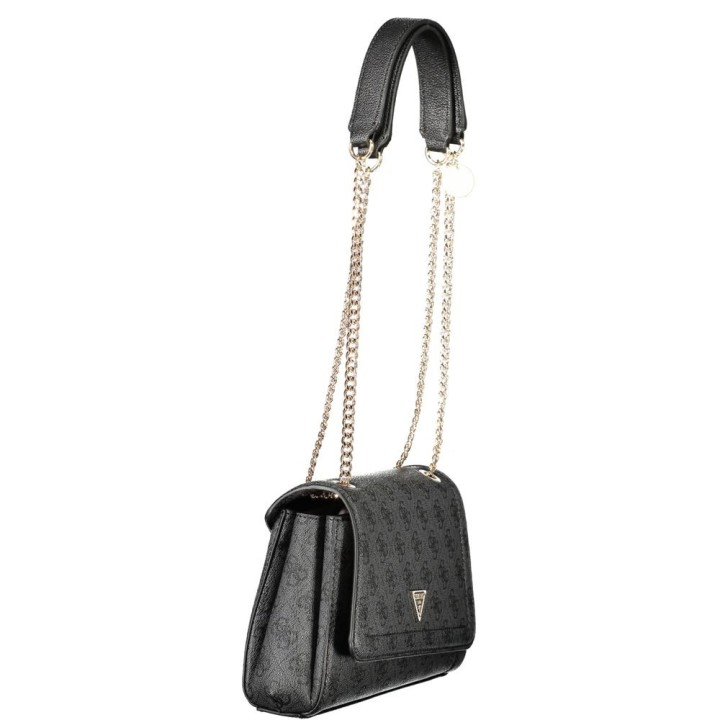 Guess Bolso negro de polietileno con logo Noelle II