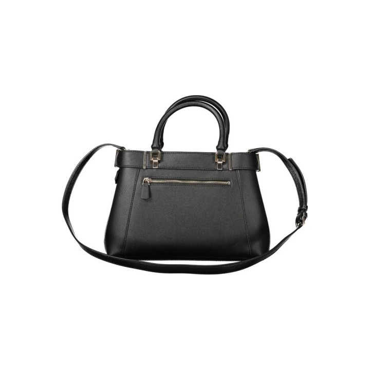 Guess Bolso negro de polietileno rectangular