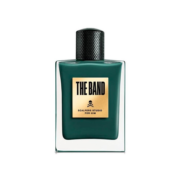 Perfume The Band de Scalperspara hombre, botella verde vista frontal
