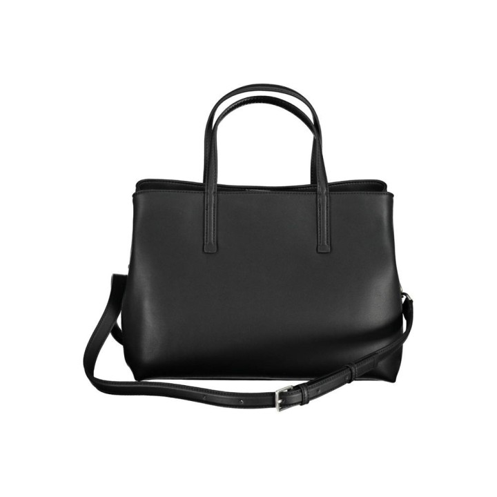 Calvin Klein Bolso negro y clásico de poliéster