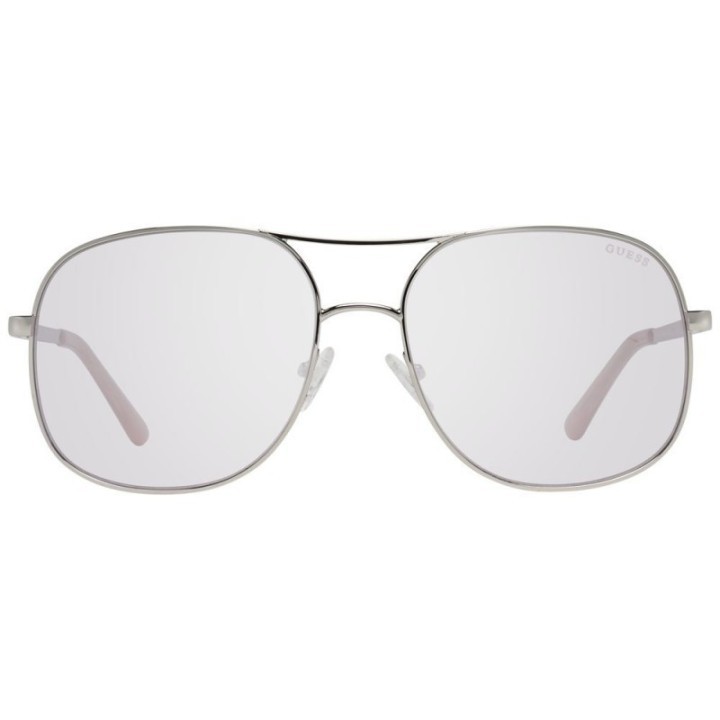 Gafas de sol plateadas para mujer Guess vista frontal