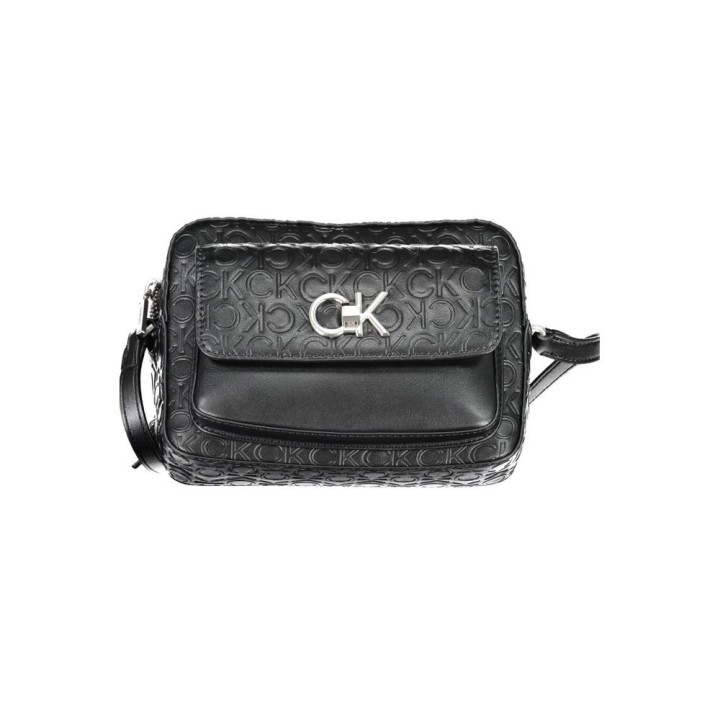 Calvin Klein Bolso negro de hombro en poliéster