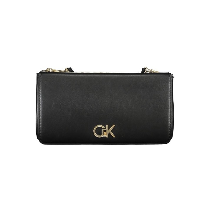 Calvin Klein Bolso negro amplio de poliéster