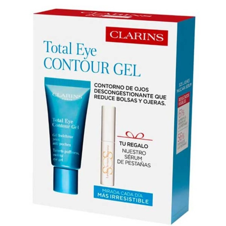 Clarins contorno de ojos gel azul 20 ml vista frontal