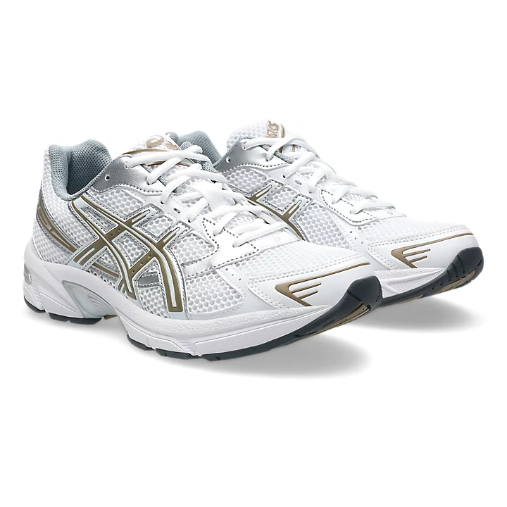 Zapatillas Asics Gel 1130 casual blanco pimienta vista tres cuartos