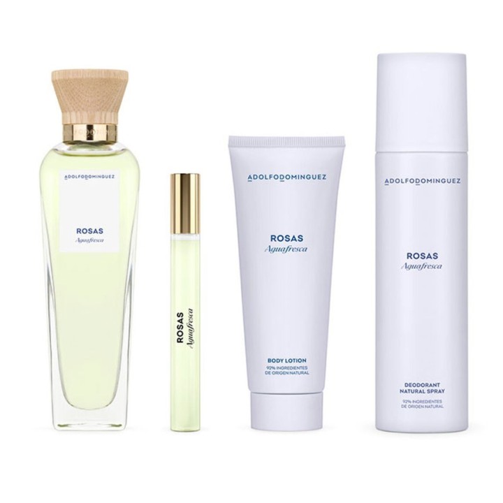 Perfume Adolfo Domínguez agua de rosas EDT en estuche de lujo vista detalle