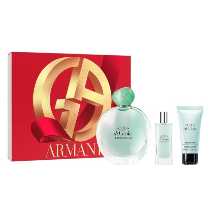 Perfume Giorgio Armani aqua di gioia EDP estuche 100 ml vista frontal general