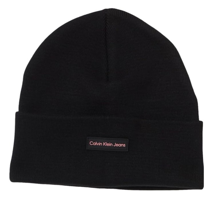 Gorro Calvin Klein poliéster reciclado negro