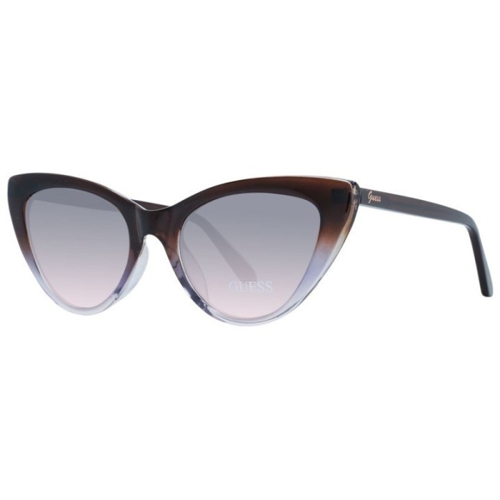 Gafas de sol cat eye marrones para mujer Guess vista lateral