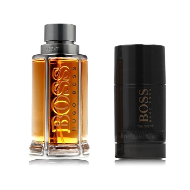 Estuche Hugo Boss The Scent perfume 100 ml detalle