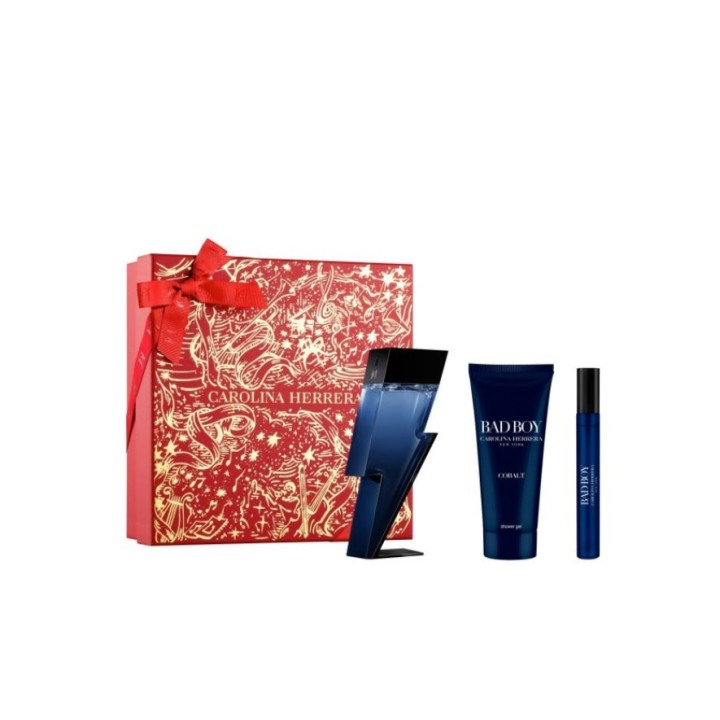 Estuche con perfume Carolina Herrera BAD BOY COBALT Eau De Parfum 100