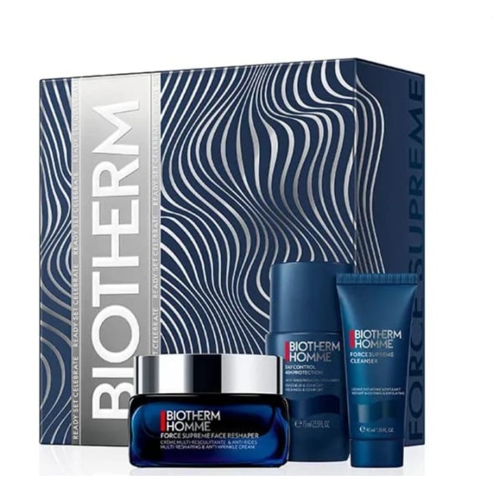 Estuche con crema Biotherm force supreme para hombre