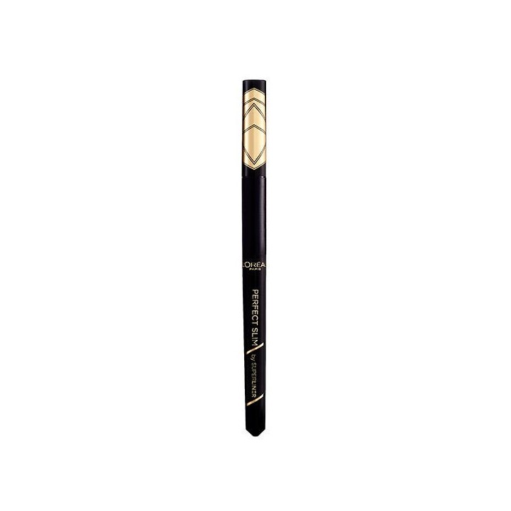 Eyeliner líquido L’Oréal Perfect Slim 01 Intense Black vista frontal