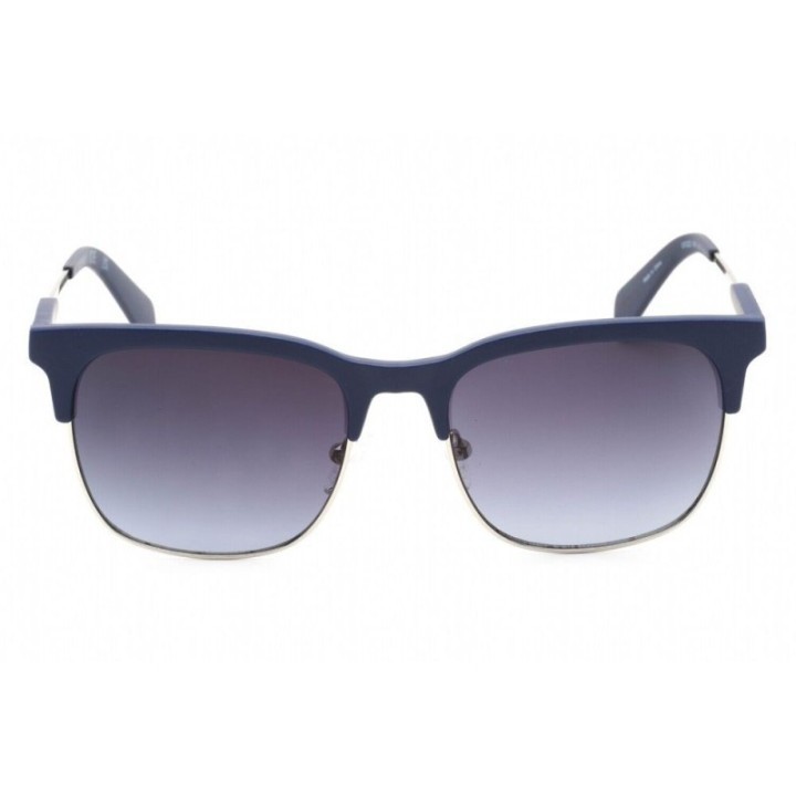 Gafas de sol Guess para hombre en resina azul con lentes polarizadas vista frontal