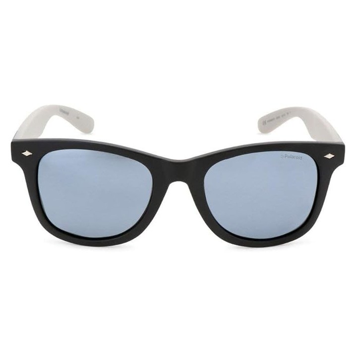 Gafas de sol Polaroid cuadradas de policarbonato negras con diseño