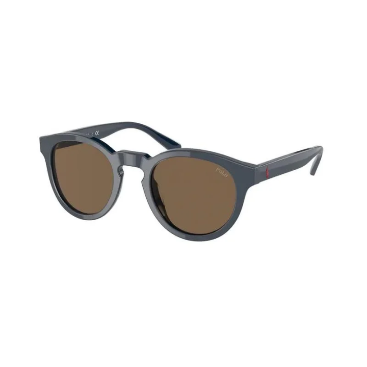 Gafas de sol de acetato grises para hombre Ralph Lauren polarizadas vista lateral