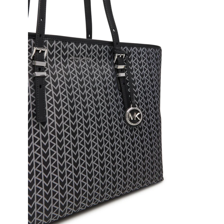 Bolso Michael Kors de jacquard negro