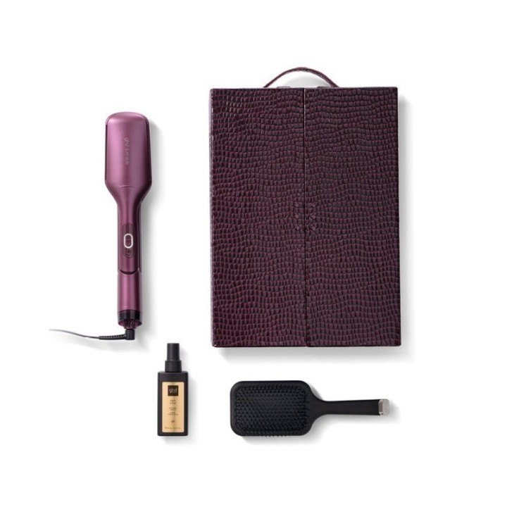 Plancha de aire caliente 2 en 1 ghd Duet Style Cherry Chic detalle objetos incluidos